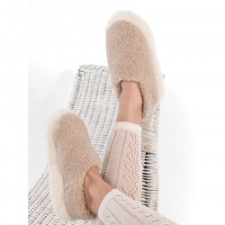 Chaussons Sibérian Laine Beige Alwero