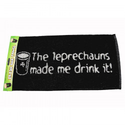 Leprechauns Made Me Drink It Bar Towel