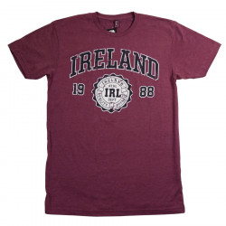 Ireland Heathered Bordeaux T-Shirt